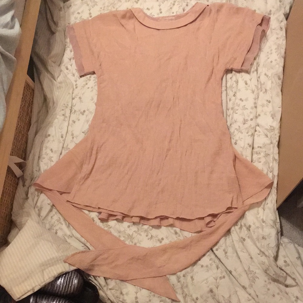 Keen The Label Tie Waist Mini Dress